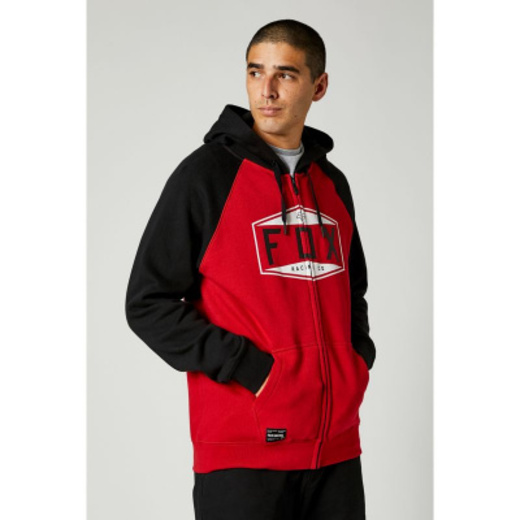 Толстовка Fox Emblem Zip Raglan Fleece Chili, L, 2021 (27650-555-L) pitbikemarket.ru