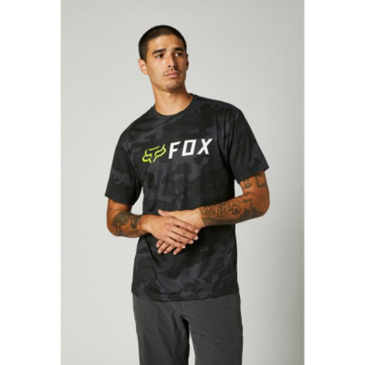 Футболка Fox Apex Camo SS Tech Tee Black Camo, M, 2021 (27924-247-M) pitbikemarket.ru