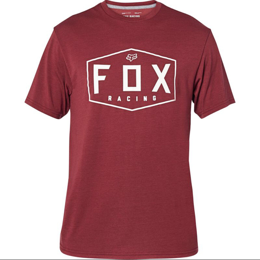 Футболка Fox Crest SS Tech Tee Cranberry, L, 2020 (25993-527-L) pitbikemarket.ru