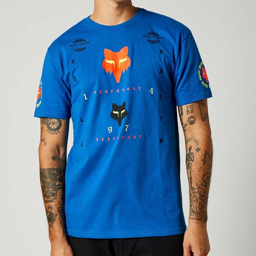 Футболка Fox Mawlr SS Premium Tee Royal Blue, XL, 2021 (26958-159-XL) pitbikemarket.ru