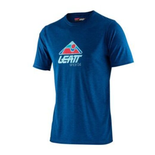 Футболка Leatt Core T-Shirt Blue, L, 2021 (5021800122) pitbikemarket.ru