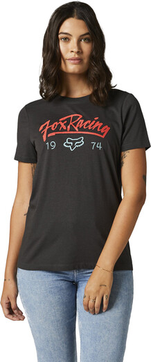 Футболка женская Fox Center Stage BF Tee Black Vintage, S, 2021 (27163-587-S) pitbikemarket.ru