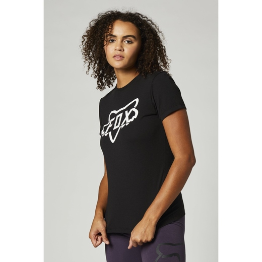 Футболка женская Fox Division Tech Tee Black, XS, 2021 (27168-001-XS) pitbikemarket.ru