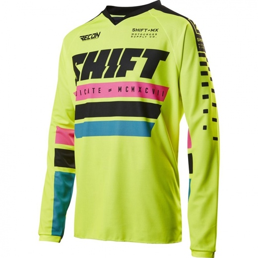 Мотоджерси Shift Recon Phoenix Jersey Flow желтое L (17788-130-L) pitbikemarket.ru