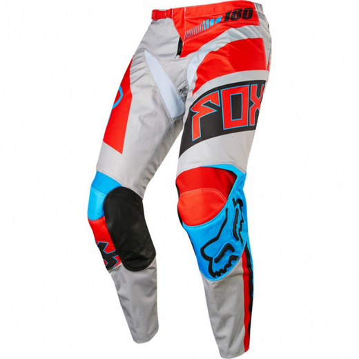 Мотоштаны Fox 180 Falcon Pant Grey/Red W30 (17256-037-30) pitbikemarket.ru