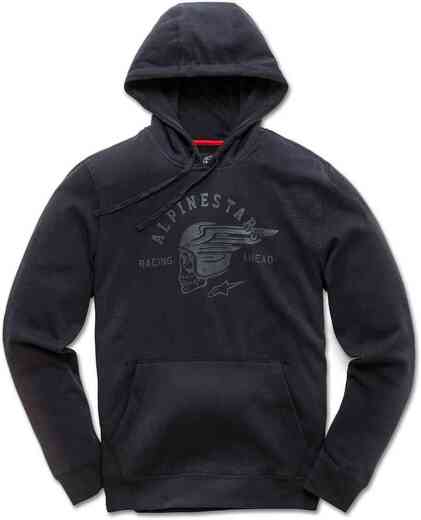 Толстовка SKULLISION FLEECE черный, 10, XL pitbikemarket.ru