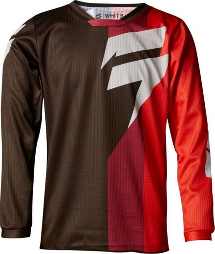 Мотоджерси подростковая Shift White Tarmac Youth Jersey черное / красное S (19354-017-S) pitbikemarket.ru