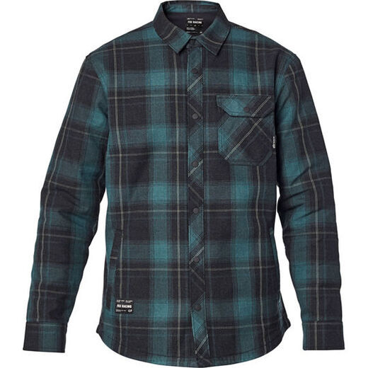 Рубашка Fox Whiplash Lined Work Shirt Emerald XL (25965-294-XL) pitbikemarket.ru