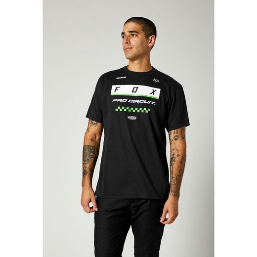 Футболка Fox Pro Circuit Block SS Tee 26936-001-2X pitbikemarket.ru