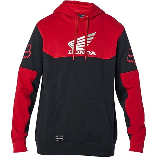Толстовка Fox Honda Pullover Fleece Black/Red, L, 2020 (25956-017-L) pitbikemarket.ru