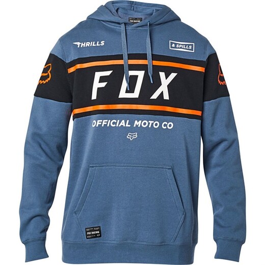 Толстовка Fox Official Po Fleece Blue Steel XL (25957-305-XL) pitbikemarket.ru