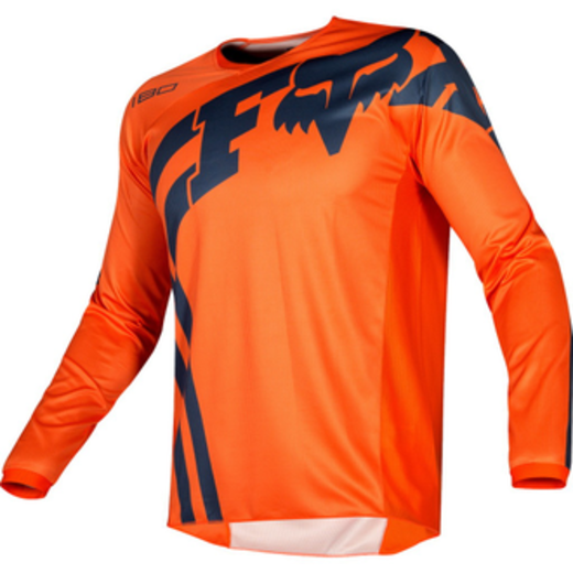 Футболка для мотокросса FOX 180 Cota оранжевая/синяя L pitbikemarket.ru