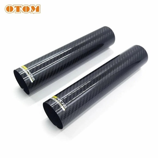 Защита вилки для мотоцикла универсальные (пара) карбон OTOM pitbikemarket.ru