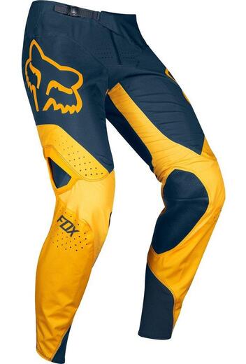 Брюки для мотокросса FOX 360 Kila синие/жёлтые 36 pitbikemarket.ru