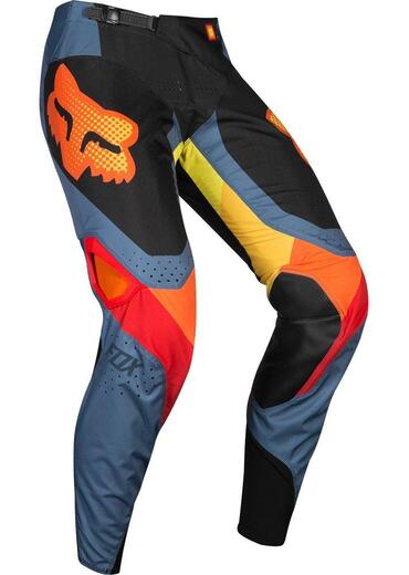 Брюки для мотокросса FOX 360 Murc синие/чёрные/оранжевые 32 pitbikemarket.ru