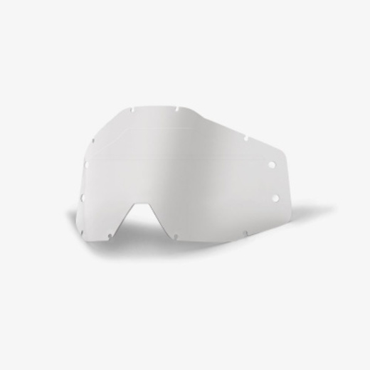Линза 100% Accuri Forecast Lens No Bumps w/mud Visor Clear (51121-510-01) pitbikemarket.ru