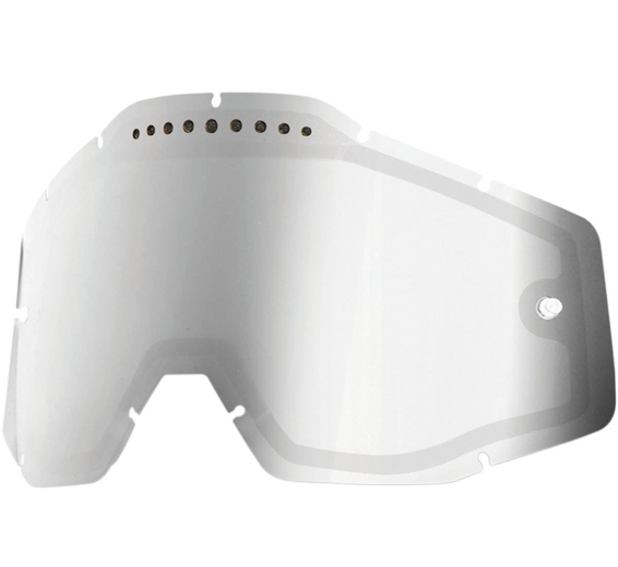 Линза 100% Racecraft/Accuri/Strata Vented Dual Pane Lens Anti-Fog Mirror Silver (51006-008-02) pitbikemarket.ru