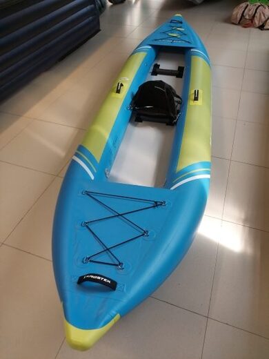 Байдарка двухместная KROSTEK #1 Yellow/Blue pitbikemarket.ru