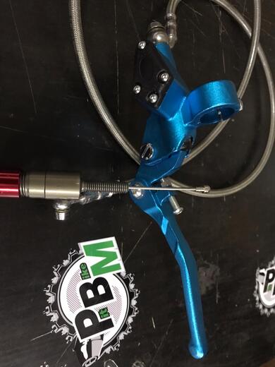 Сцепление гидравлическое в сборе CNC синее pitbikemarket.ru