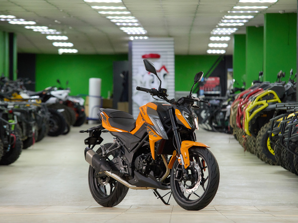 Мотоцикл Motoland DF BIG BORE 300 (CBS300 с балансиром) оранжевый pitbikemarket.ru