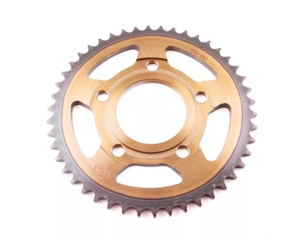 Звезда ведомая стальная 428-46T d-64mm, 5 болтов крепл., с проточкой  SM-PARTS pitbikemarket.ru
