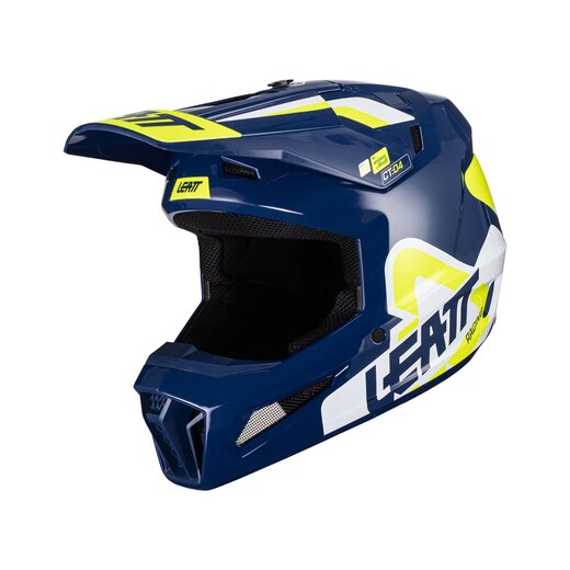 Мотошлем подростковый Leatt Moto 3.5 Junior Helmet (Blue, L, 2024 (1024060621)) pitbikemarket.ru