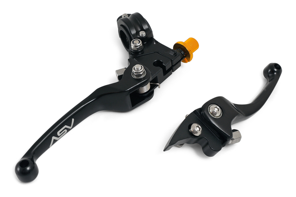 Рычаги CNC складные в сборе питбайк (тормоз+сцепление) черные SM-PARTS pitbikemarket.ru