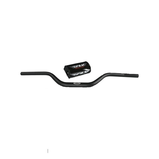 Руль алюминиевый 1-1/8 (28,6 мм) FLY RACING AERO TAPER  CR HI (795 x 95) темно-серый pitbikemarket.ru