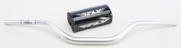 Руль алюминиевый 1-1/8 (28,6 мм) FLY RACING AERO TAPER  GP HI (802 x 114) серебристый pitbikemarket.ru