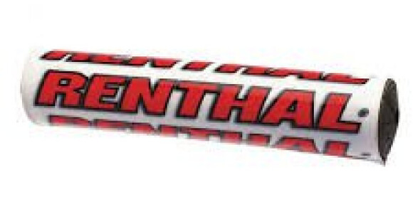 Подушка руля RENTHAL SX PAD (240 мм) белая/красная pitbikemarket.ru