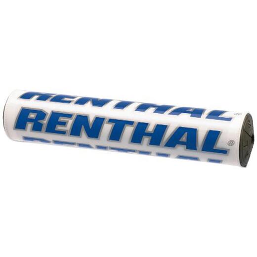 Подушка руля RENTHAL SX PAD (240 мм) белая/синяя pitbikemarket.ru