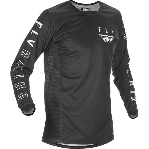 Джерси FLY RACING KINETIC K121 черная/белая 2021 XL pitbikemarket.ru
