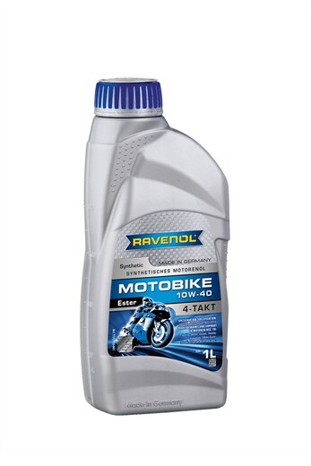 Моторное масло RAVENOL Motobike 4T Ester 10w-40 (1л) pitbikemarket.ru