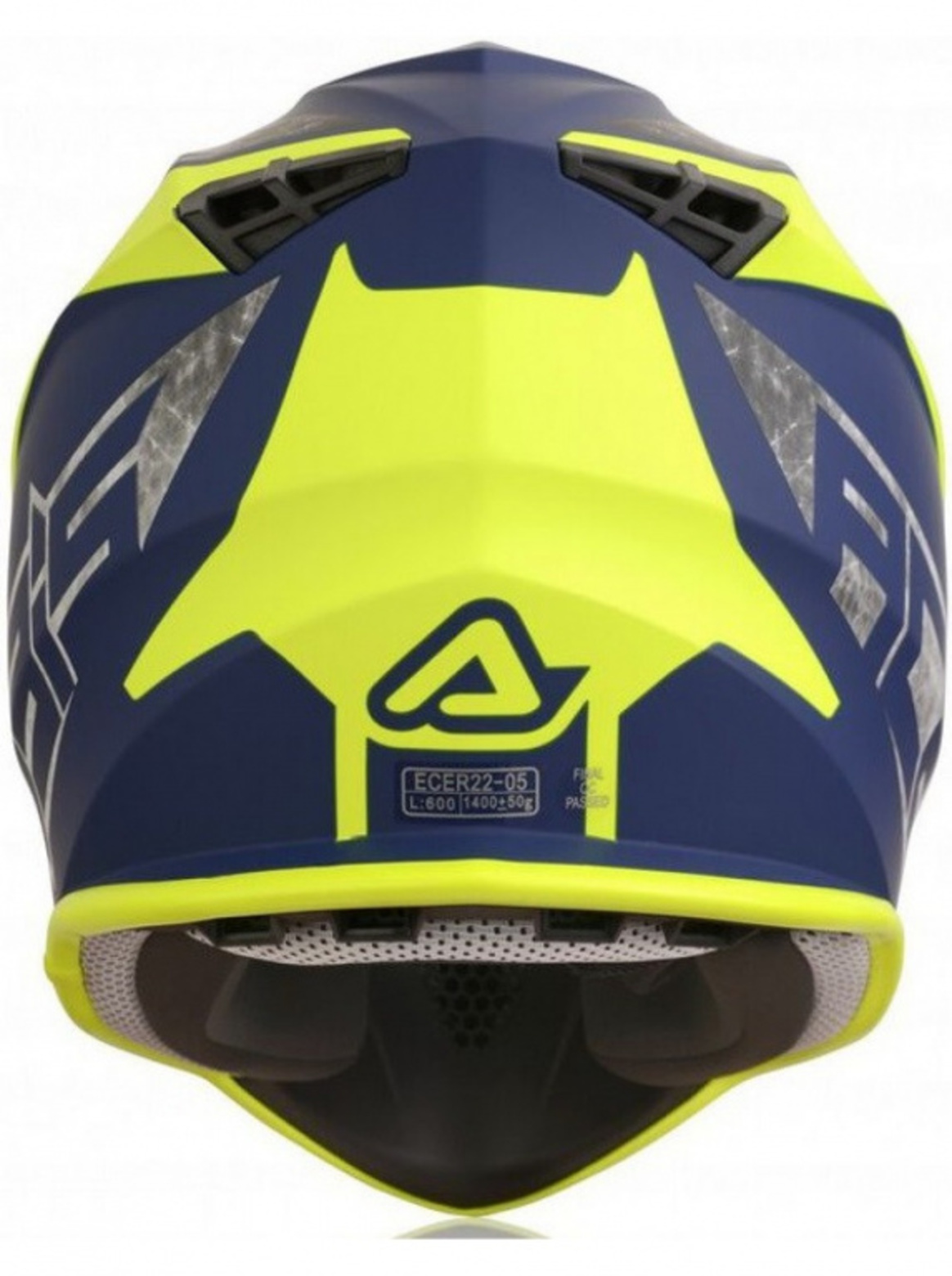Шлем Acerbis LINEAR Yellow/Blue, S-1