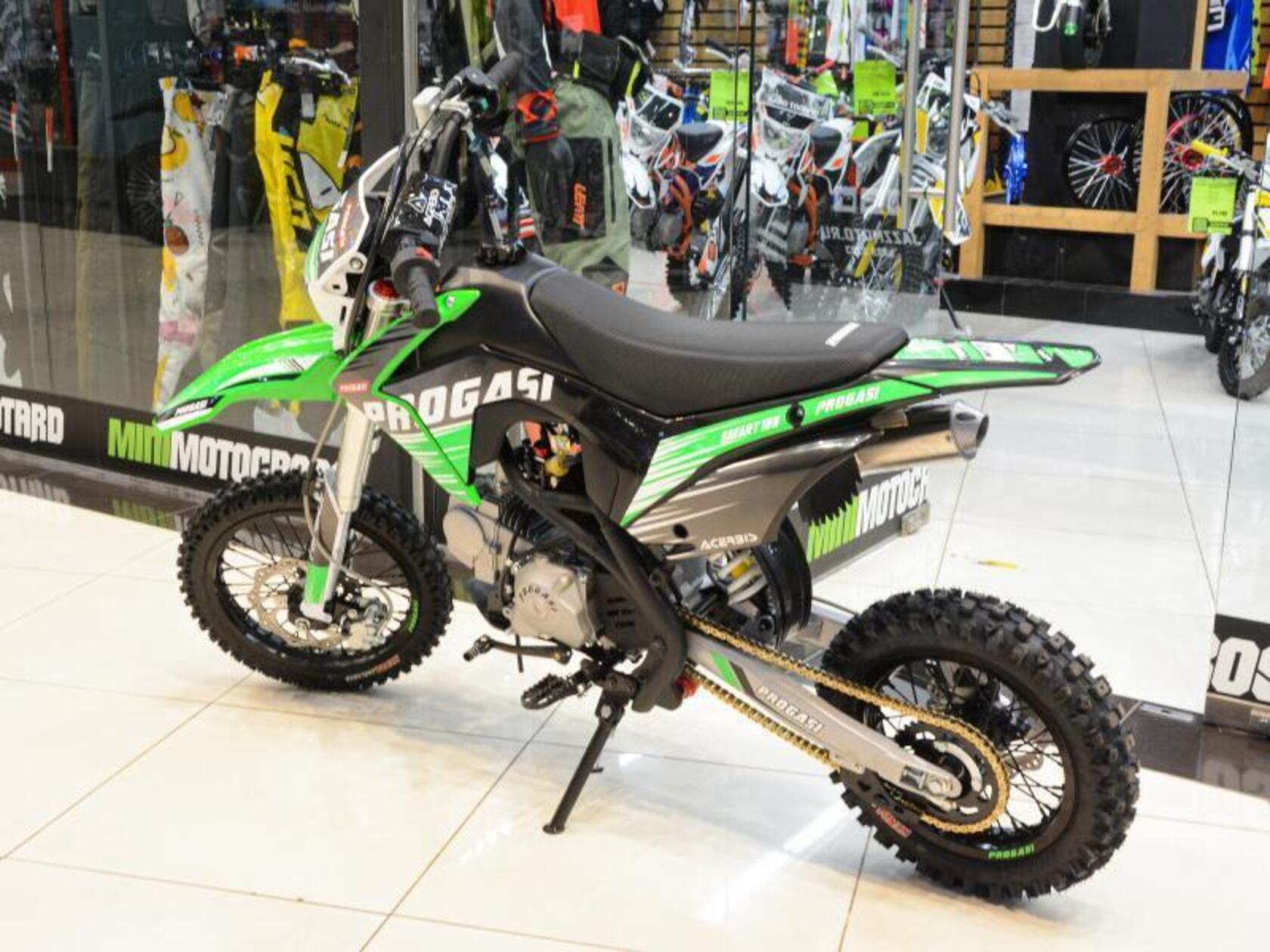 Питбайк Progasi SMART 125 MINI Зеленый-3