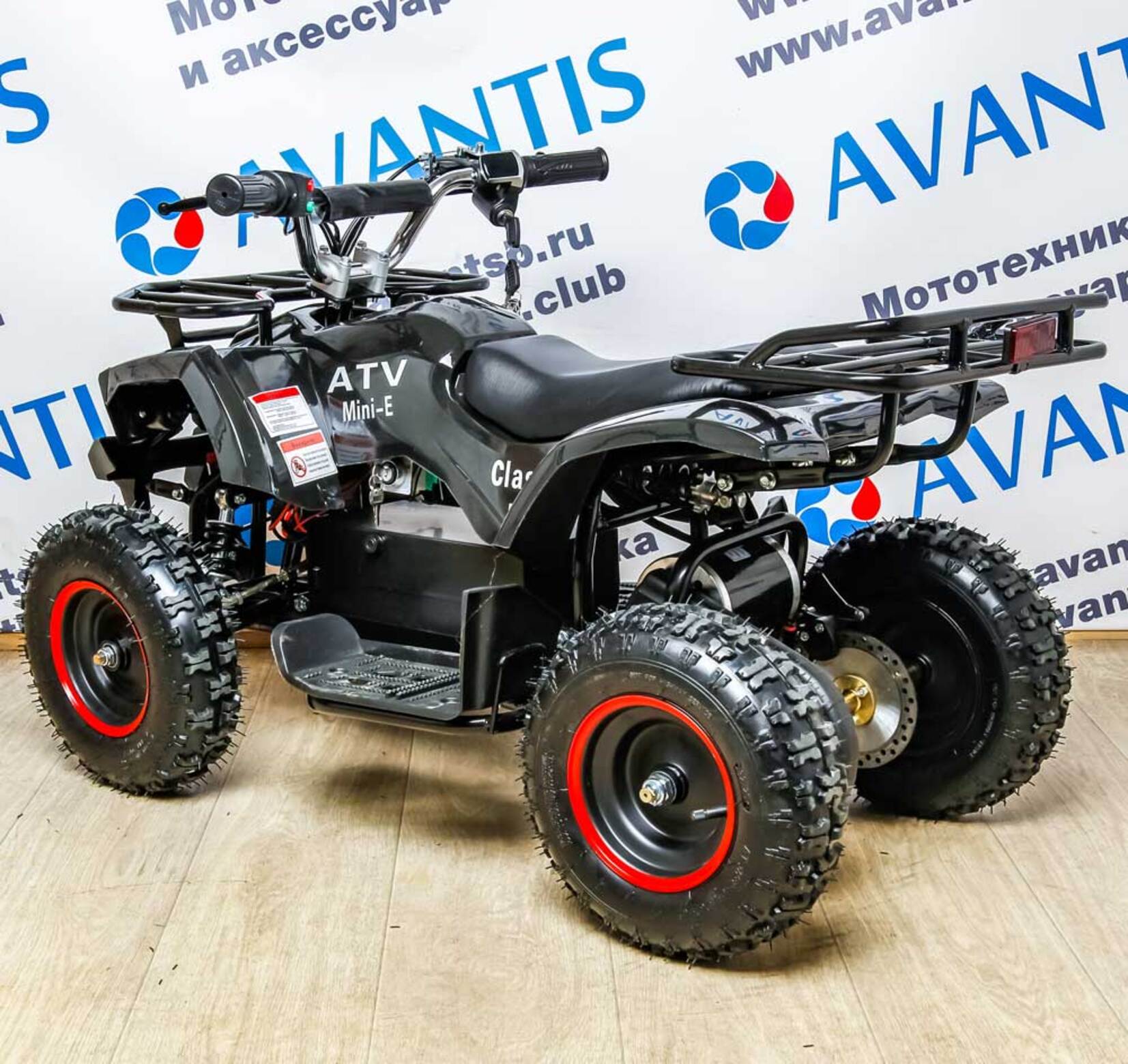 Детский квадроцикл ATV Classic E 800W NEW электрический Черный-7