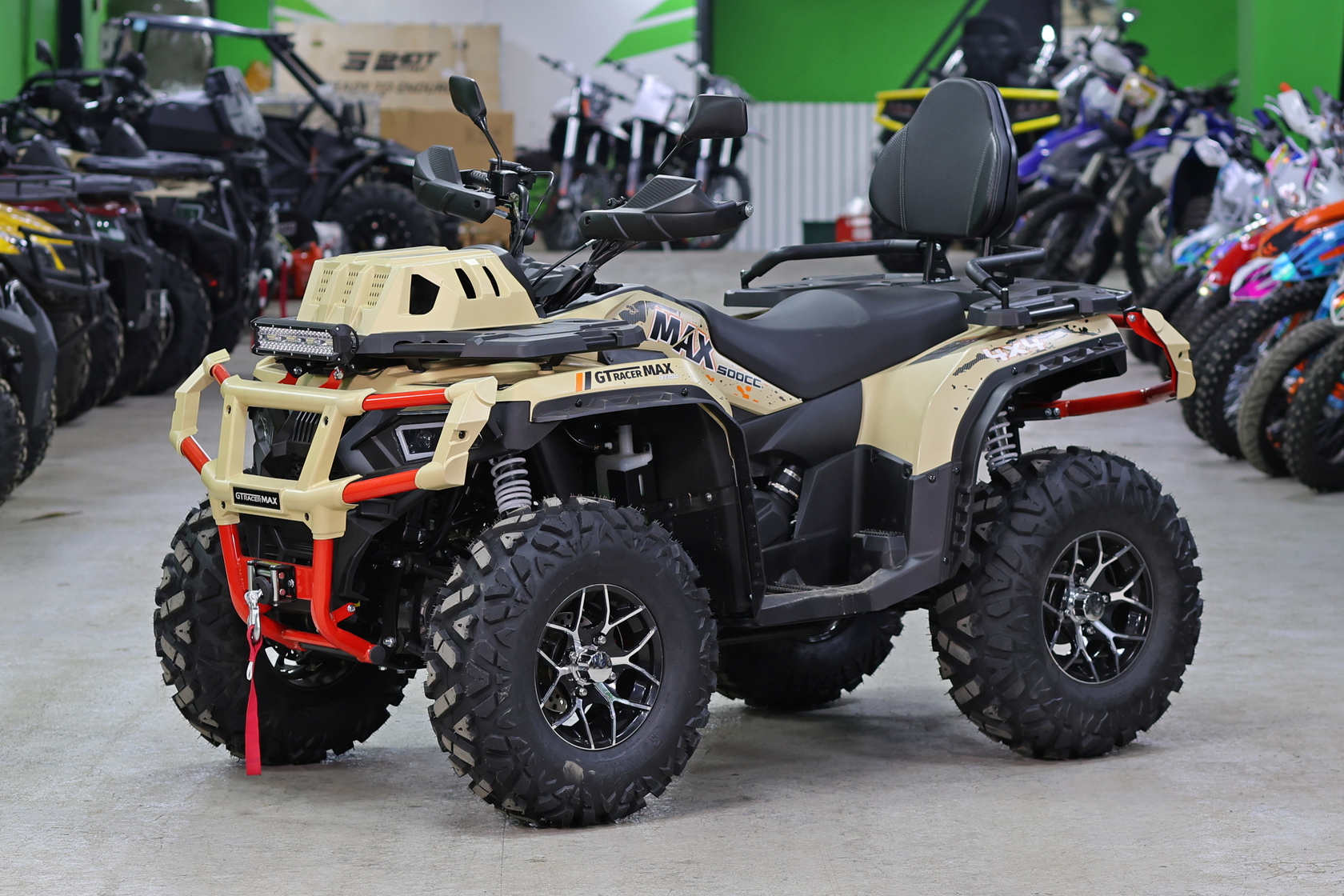 Квадроцикл GT-RACER MAX 550 4x4 EFI (желтый)-2