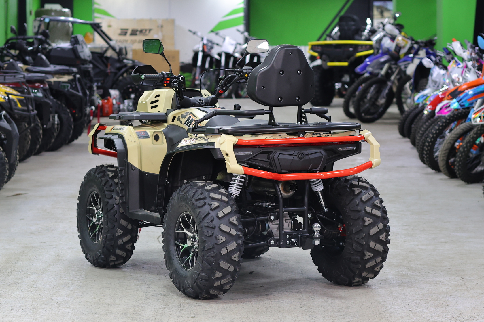Квадроцикл GT-RACER MAX 550 4x4 EFI (желтый)-3