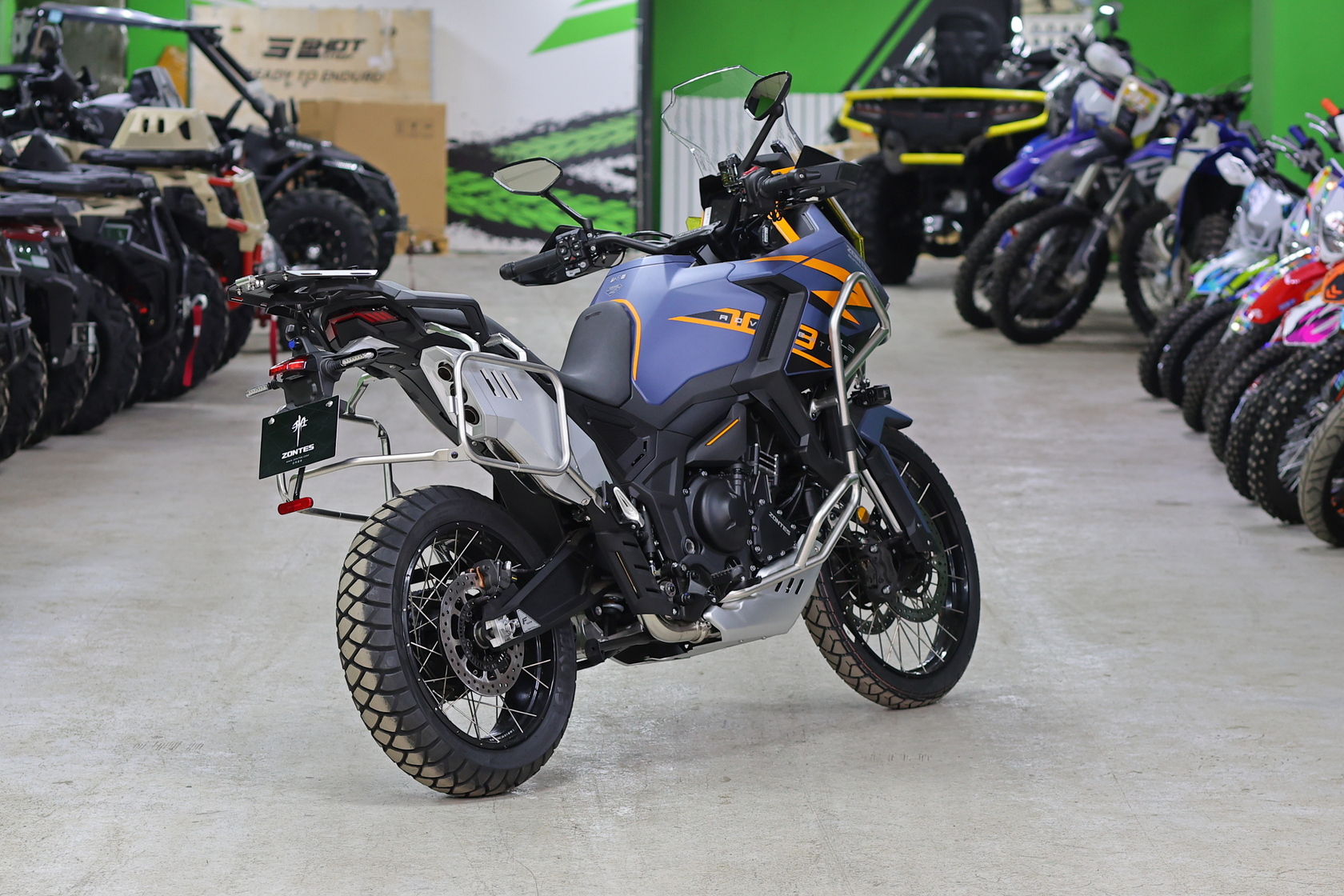 Мотоцикл ZONTES ZT703-F TOUR (4T ZT370MU EFI) 21/18 ПТС (Синий)-3