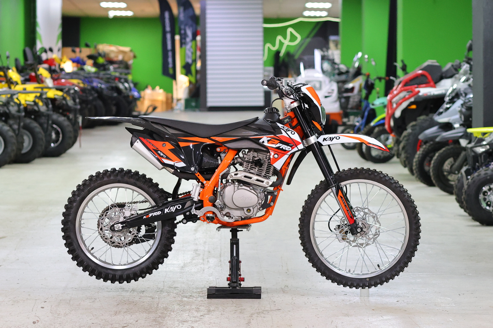 Мотоцикл кроссовый KAYO K2 PRO 21/18 (CB300) (2024 г.) (Без ПТС)-2