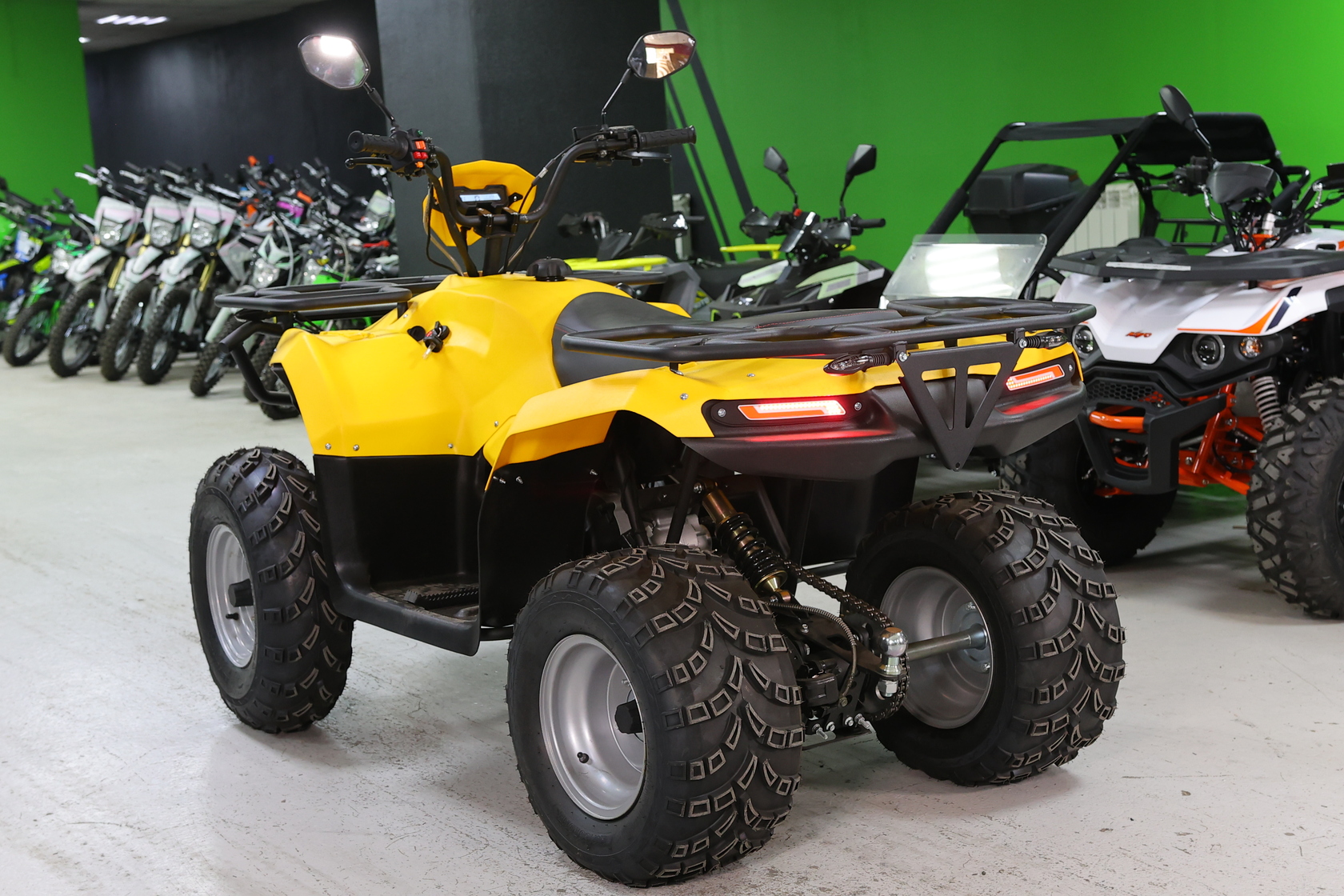 Квадроцикл IRBIS ATV 200 PREMIUM (Желтый)-5